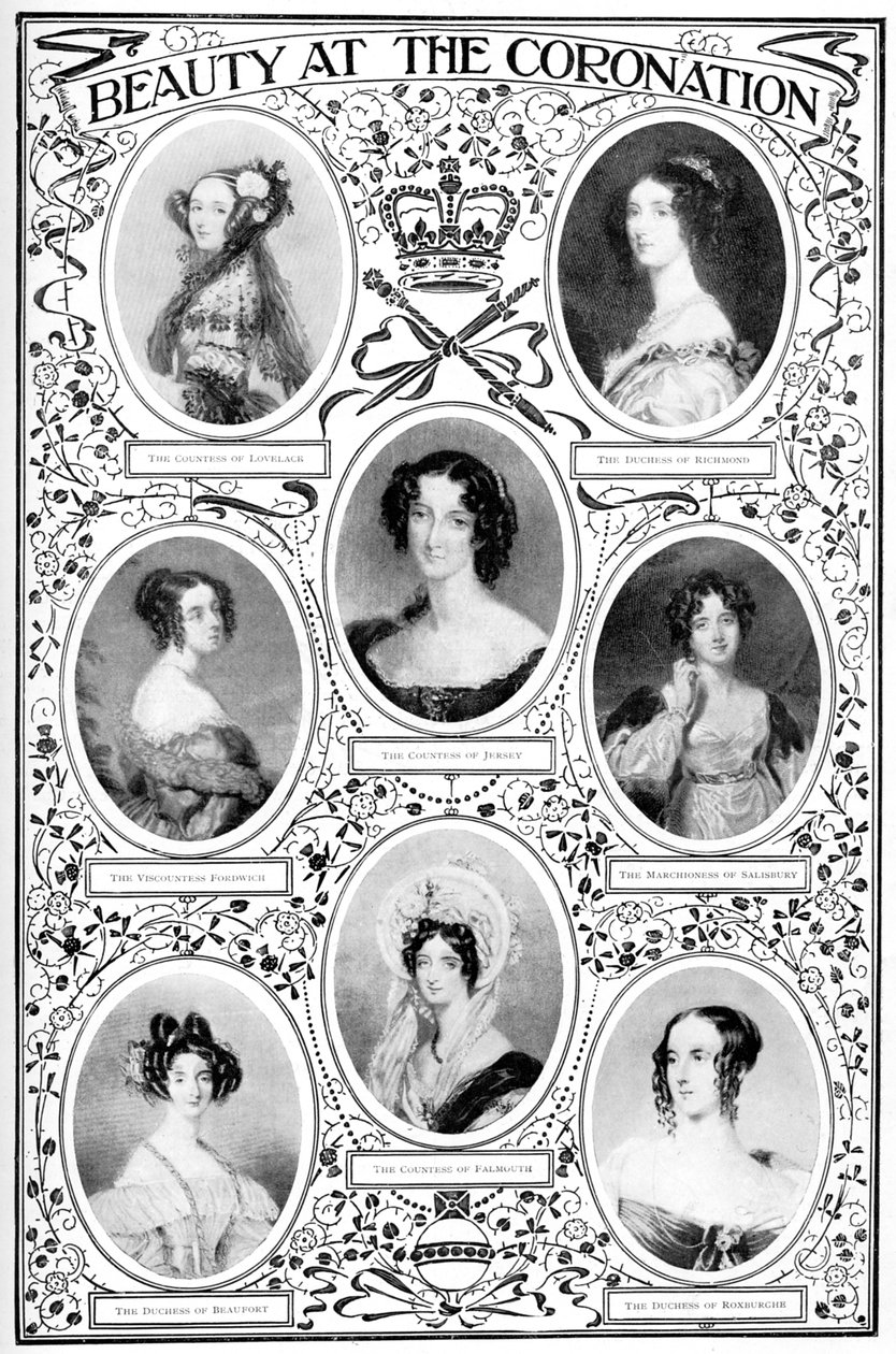 Kráska při korunovaci, 1837, 1901 od Unbekannt