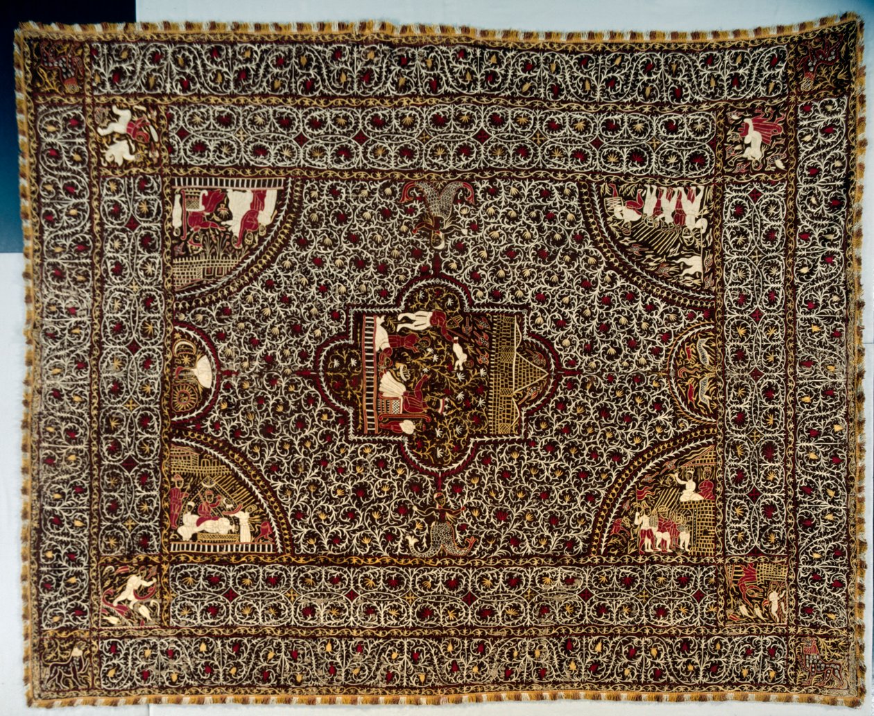 Přehoz na postel, 1600 - 1700. od Unbekannt