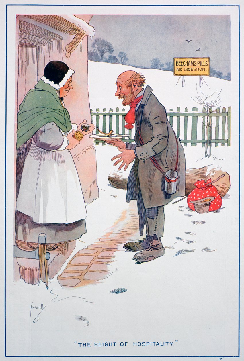 Reklama Beechams Pills, 1913 od Unbekannt
