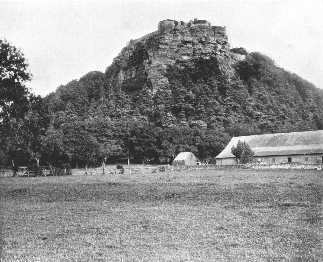 Hrad Beeston, Cheshire, 1894. od Unbekannt