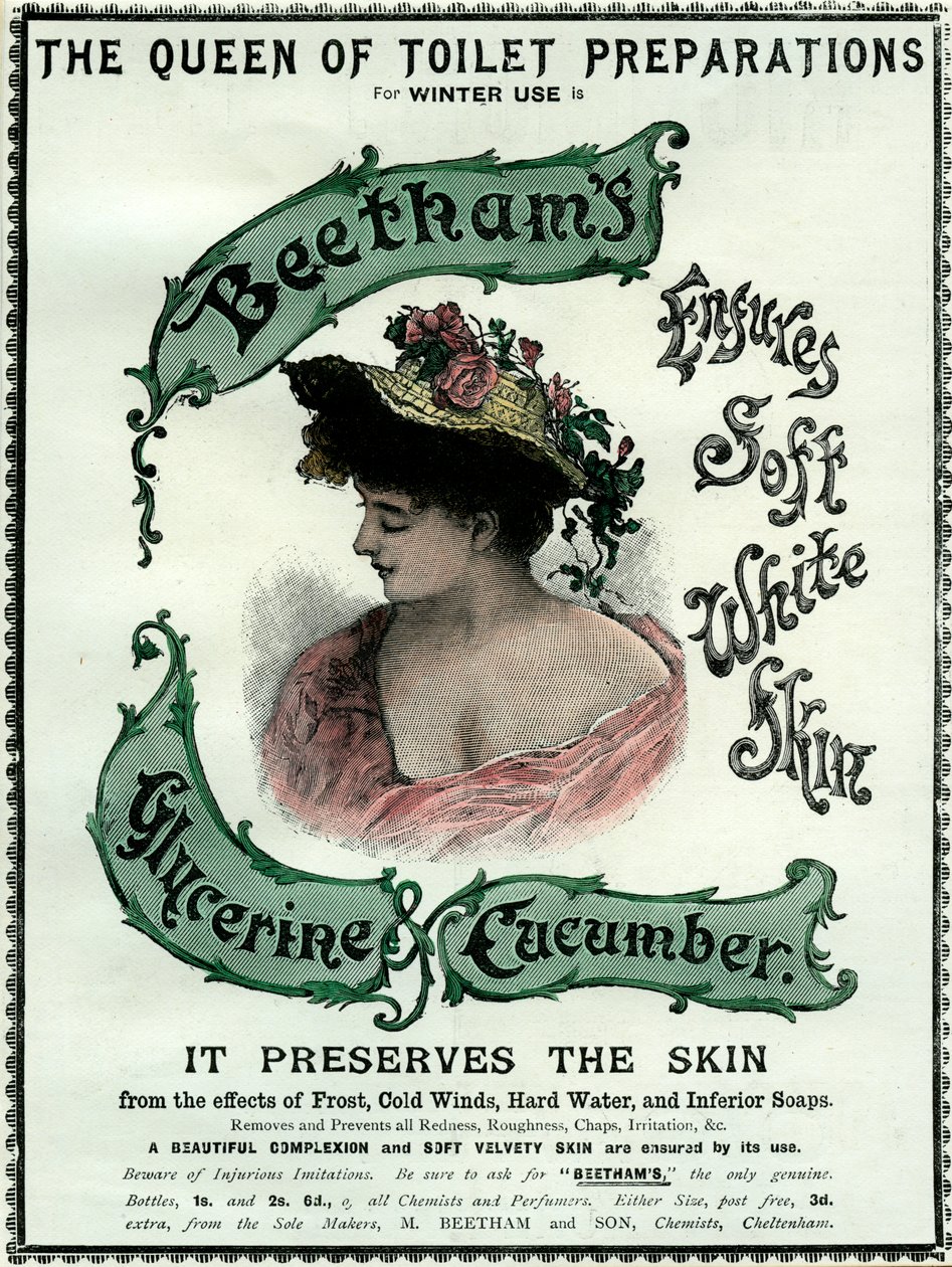 Beethams Glycerin and Cucumber Cream, 19. století od Unbekannt