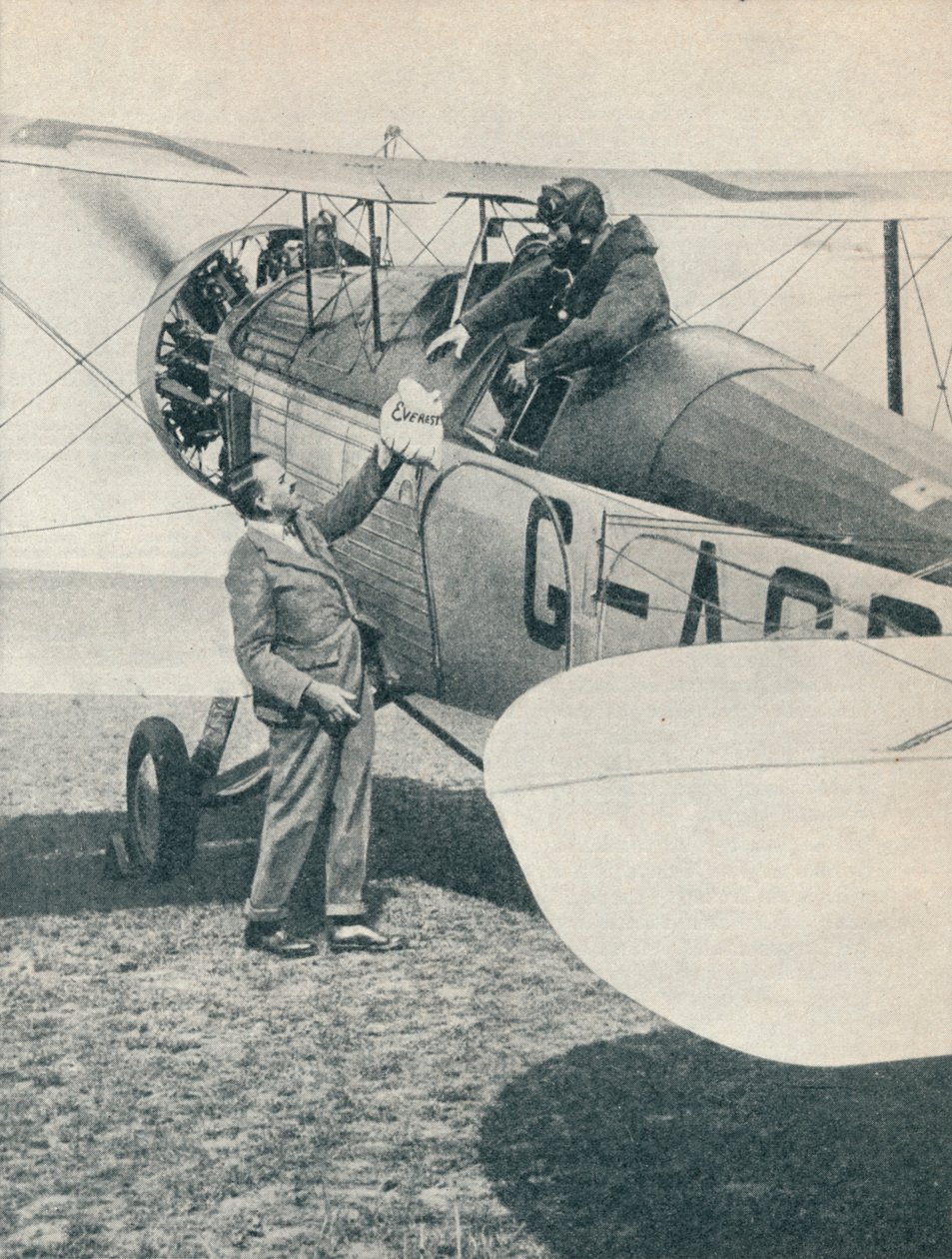 Před prvním letem přes Mount Everest, 1933 c1937 od Unbekannt
