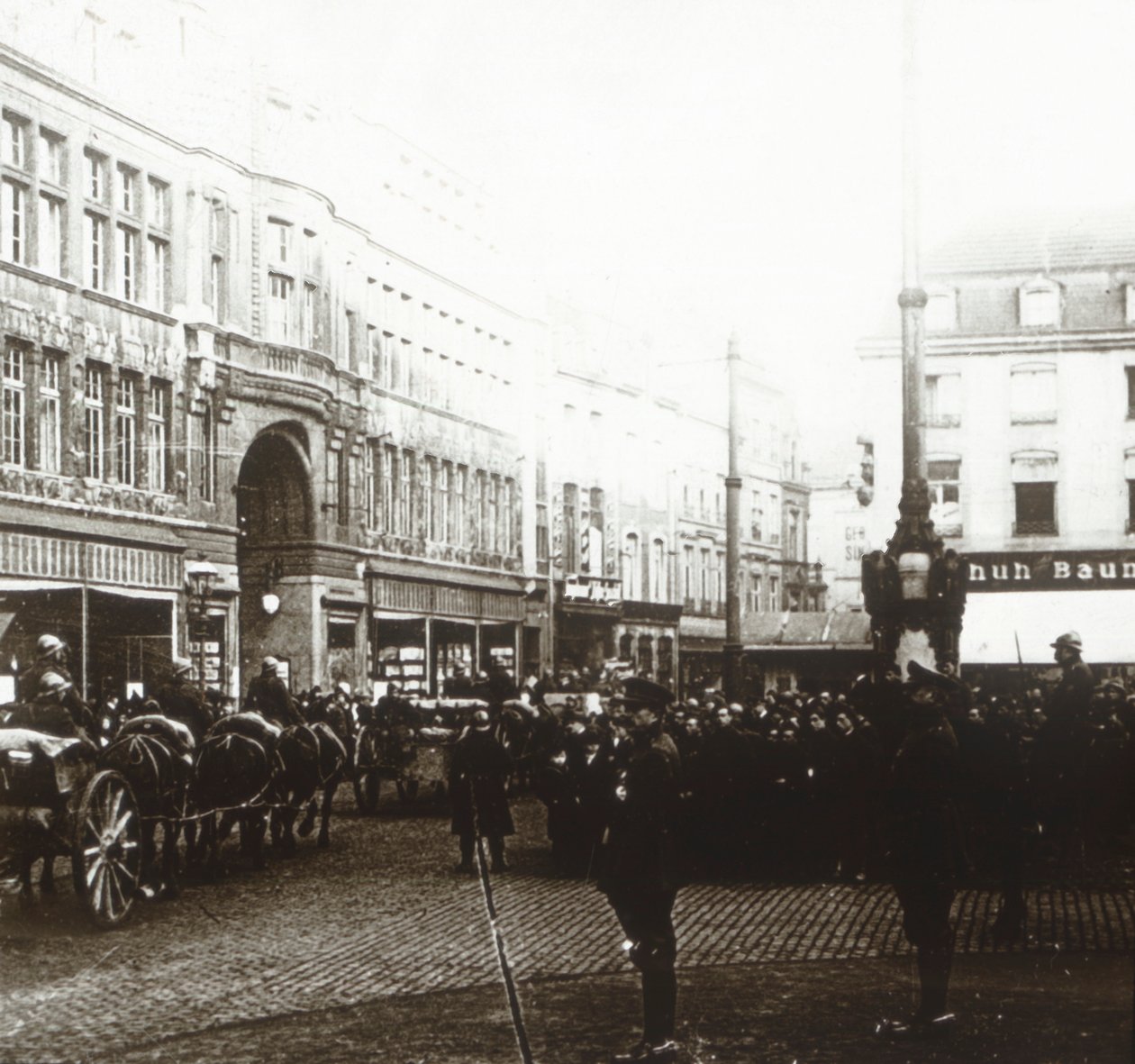 Belgické jednotky, Aachen, Německo, c1914-c1918 od Unbekannt