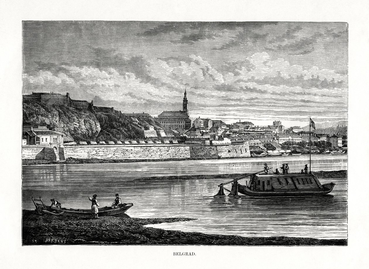 Bělehrad, Srbsko a Černá Hora, 1879 od Unbekannt