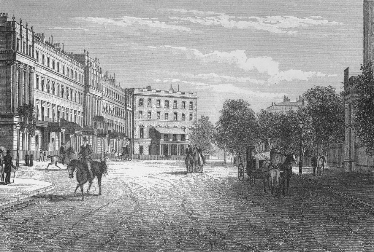 Belgrave Square, Westminster, Londýn, c1850 1878 od Unbekannt