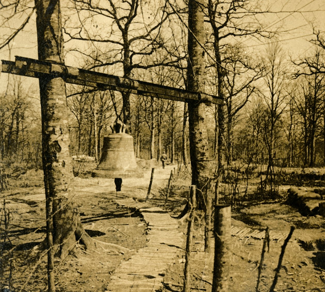 Bell varovat před plynovým útokem, c1914-c1918 od Unbekannt