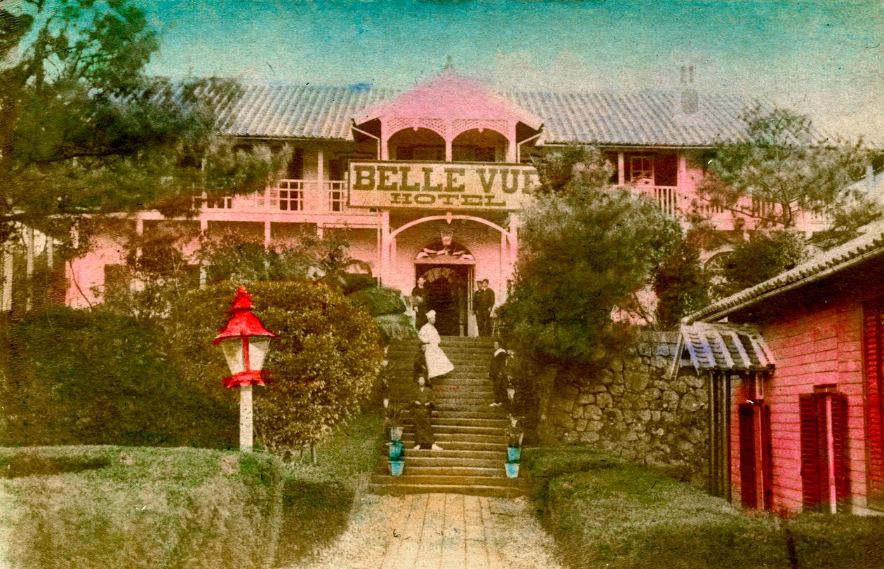 Belle Vue Hotel, Nagasaki, Japonsko, před rokem 1920 od Unbekannt