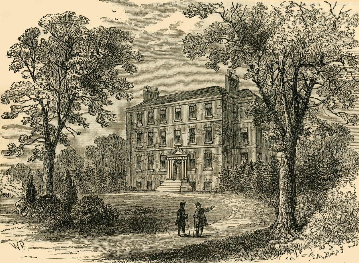 Belsize House v roce 1800, c1876. od Unbekannt