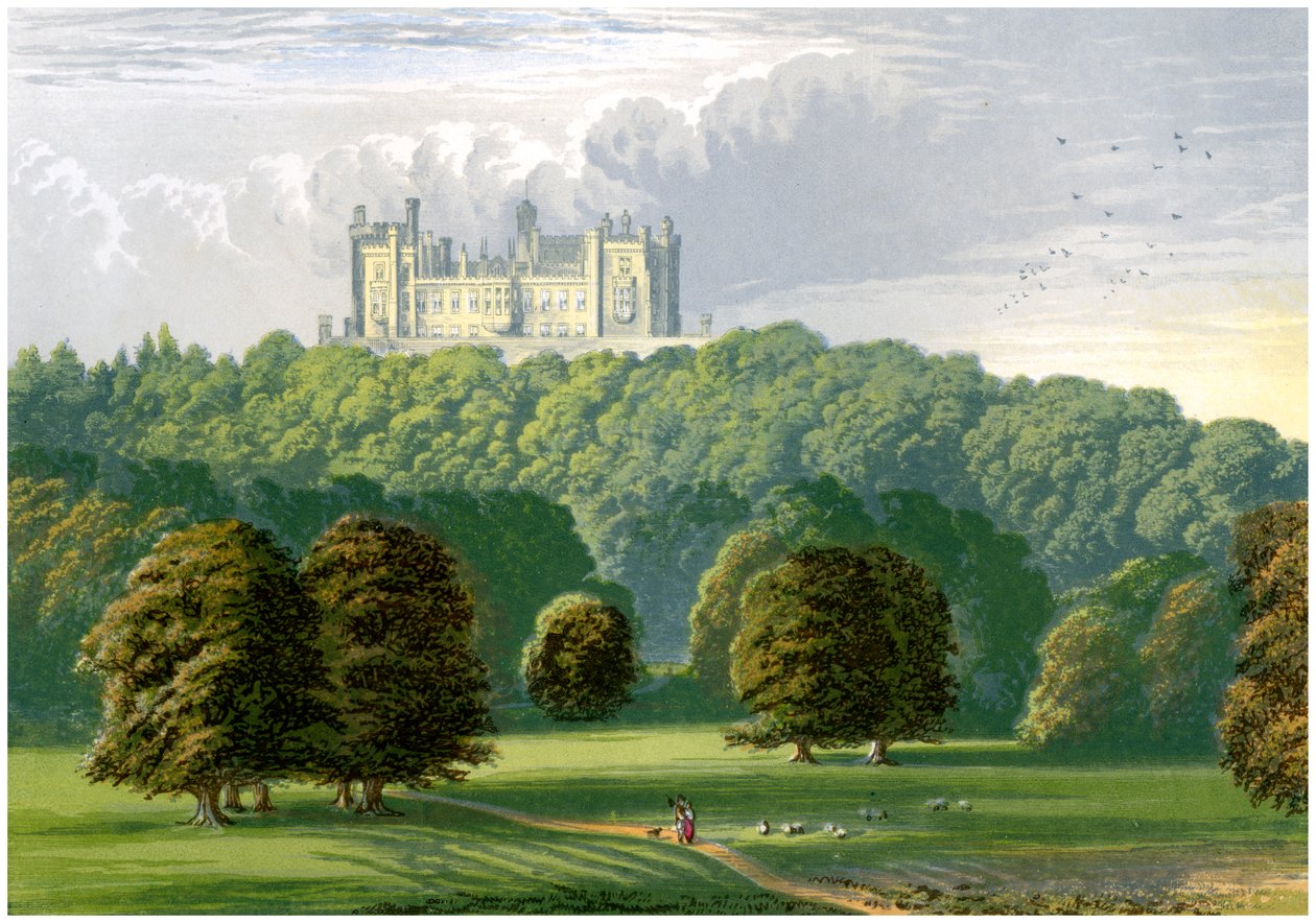 Hrad Belvoir, Leicestershire, domov vévody z Rutlandu, c1880 od Unbekannt