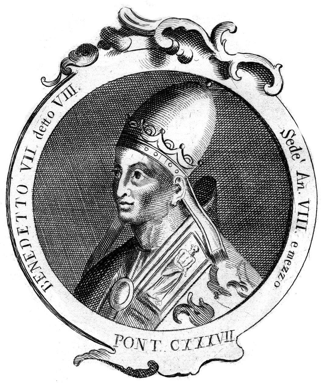 Benedikt VII., papež katolické církve od Unbekannt