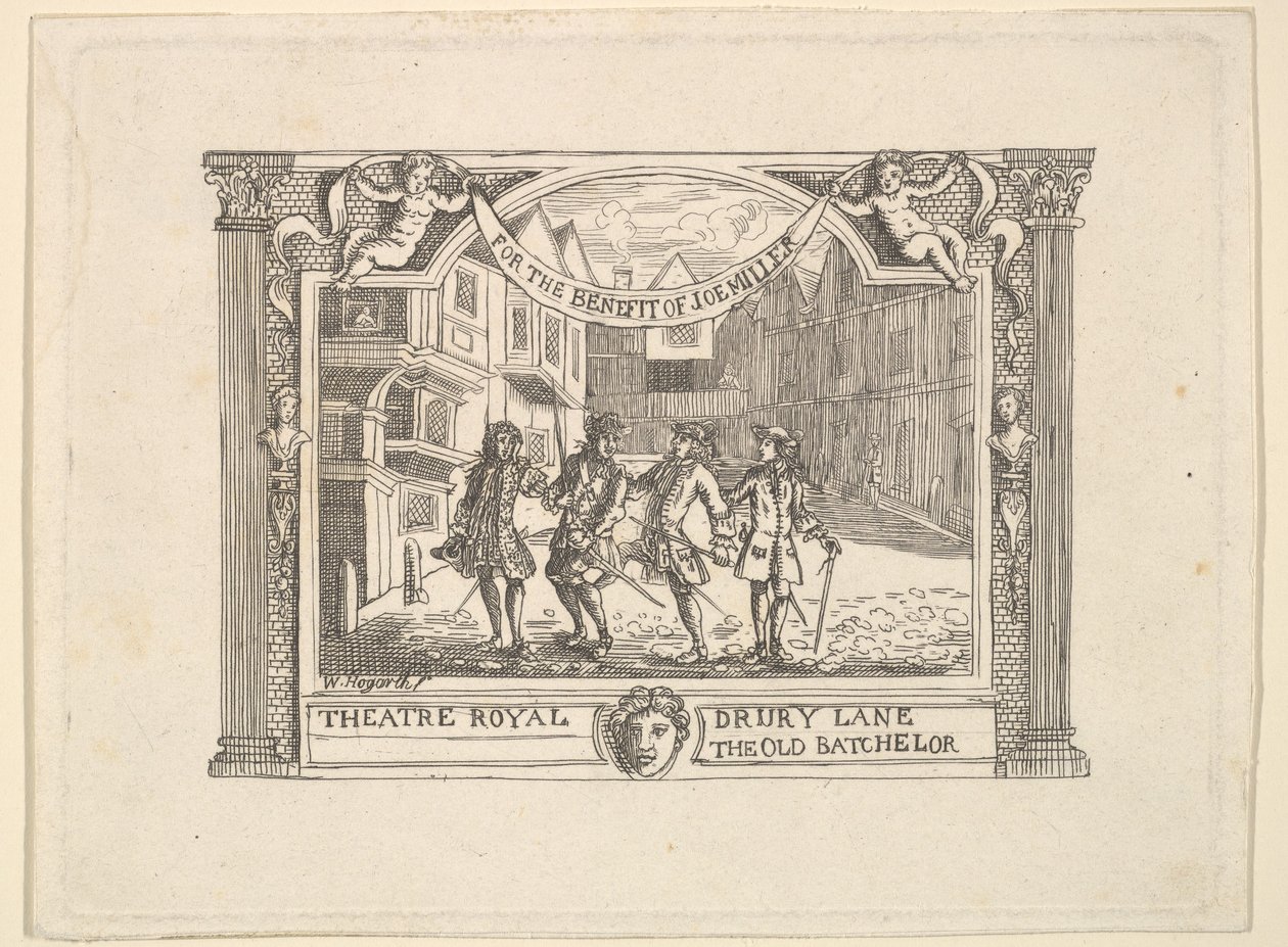 Benefiční vstupenka pro Joe Millera, 1790. od Unbekannt