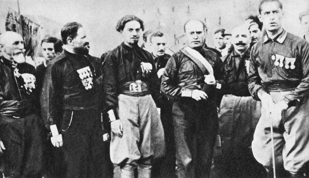 Benito Mussolini 1883-1945 italský fašistický diktátor, 1922 od Unbekannt