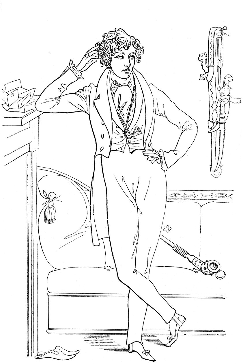 Benjamin Disraeli, britský konzervativní státník a spisovatel 19. století od Unbekannt