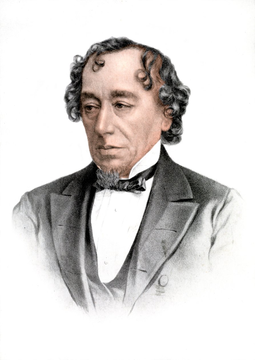 Benjamin Disraeli, anglický státník a literární postava 19. století, 1905 od Unbekannt
