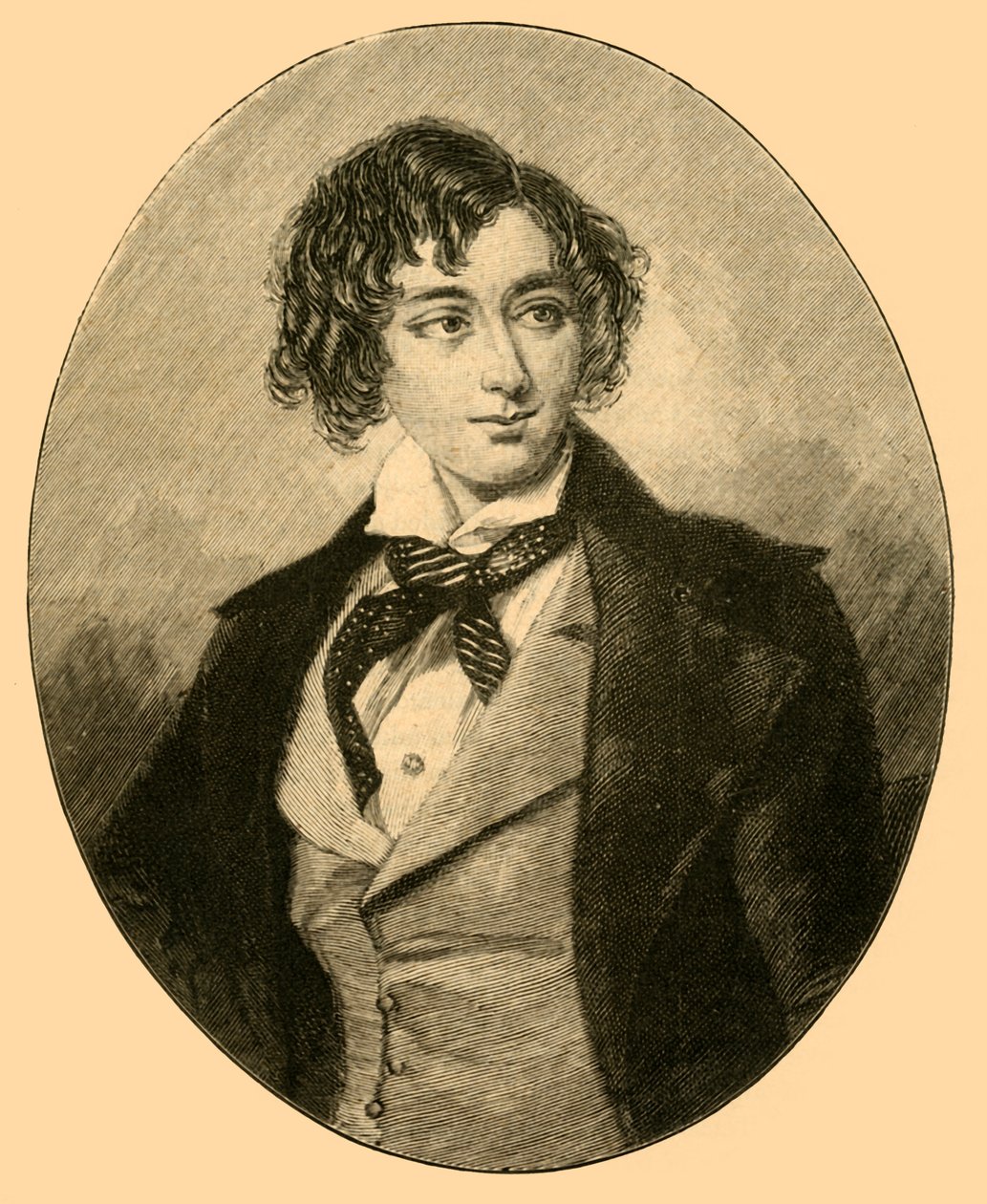 Benjamin Disraeli , britský politik, c1840 c1890. od Unbekannt