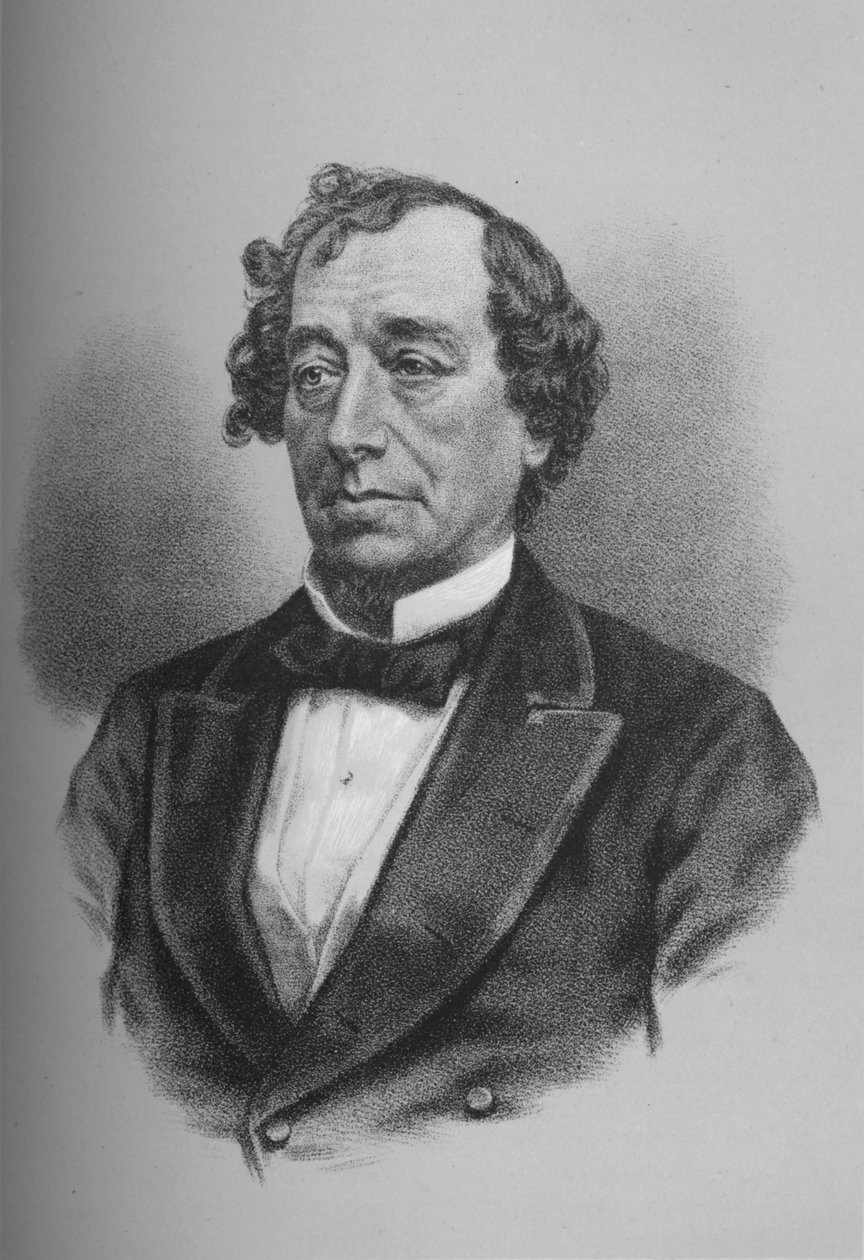 Benjamin Disraeli, hrabě z Beaconsfield, britský státník, c1868 1936 od Unbekannt