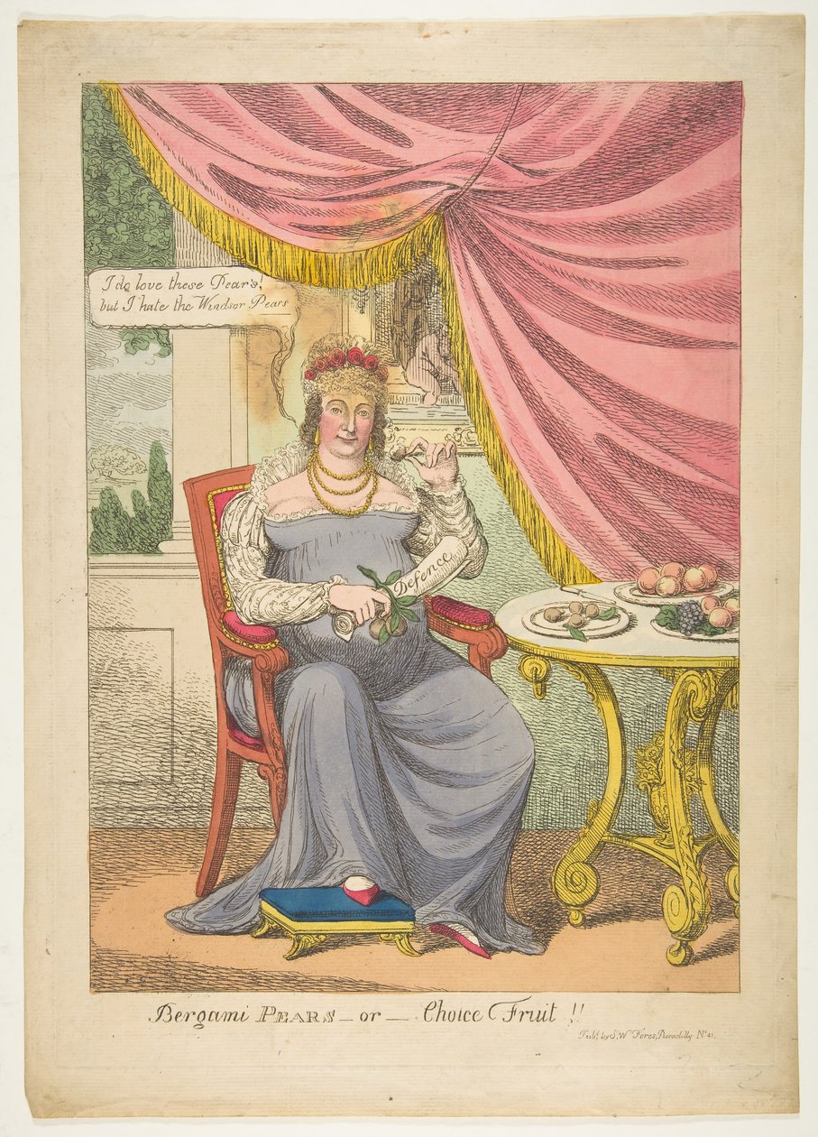Bergami Hrušky, nebo výběr ovoce, říjen 1820. od Unbekannt
