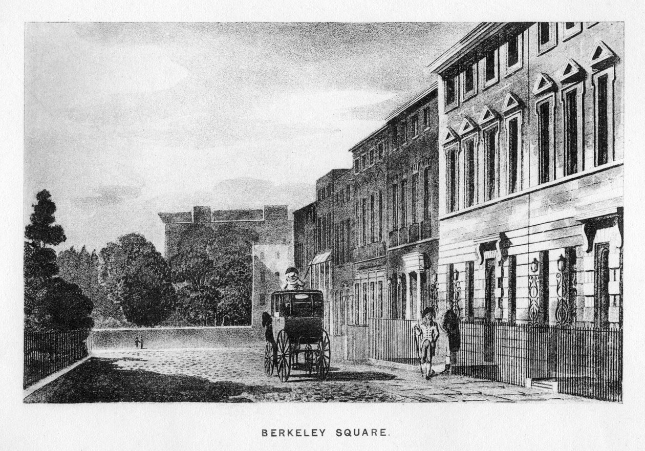 Berkeley Square, Londýn, 18. století 1907 od Unbekannt