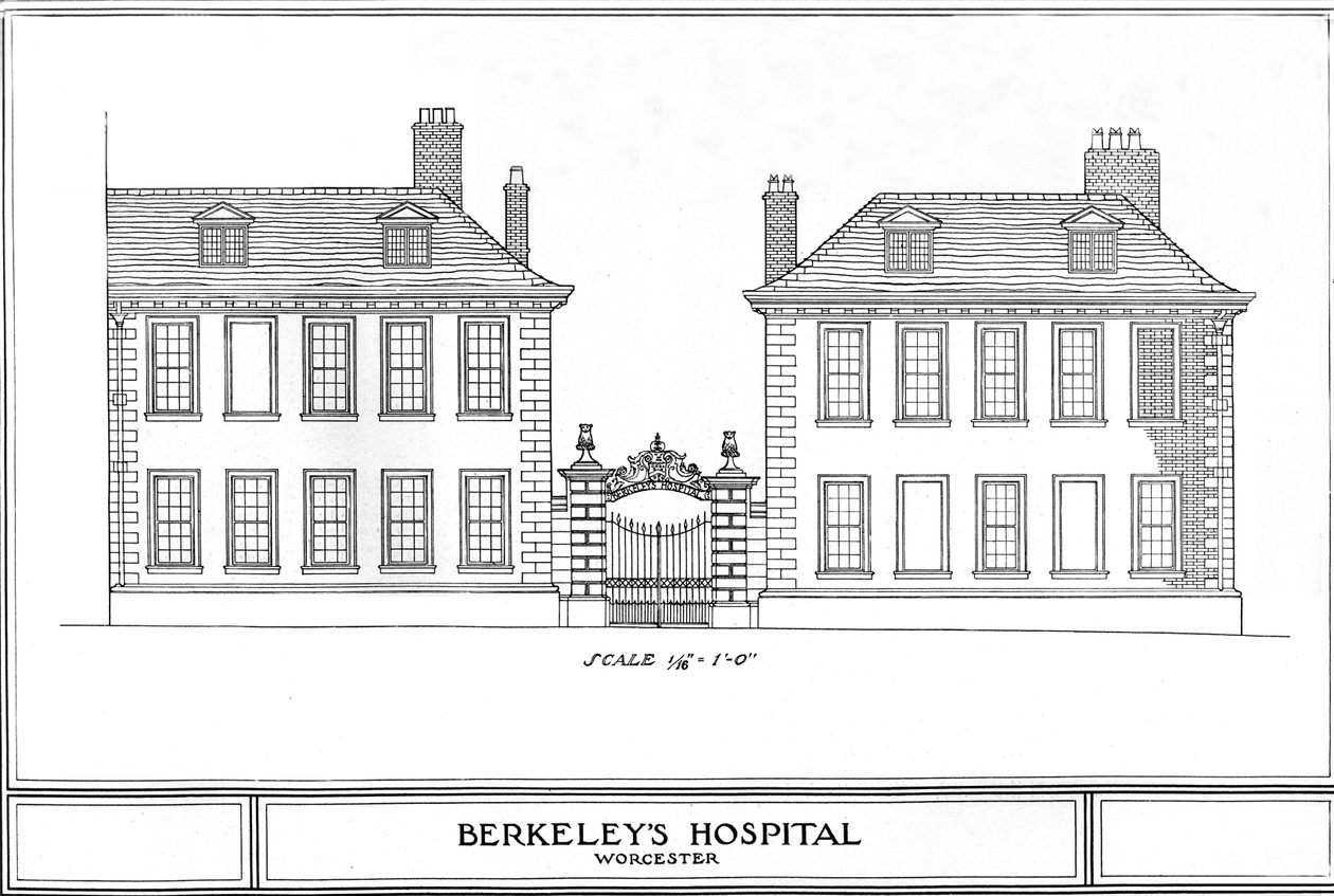 Berkeleys Hospital, Worcester, Worcestershire, 1924 od Unbekannt