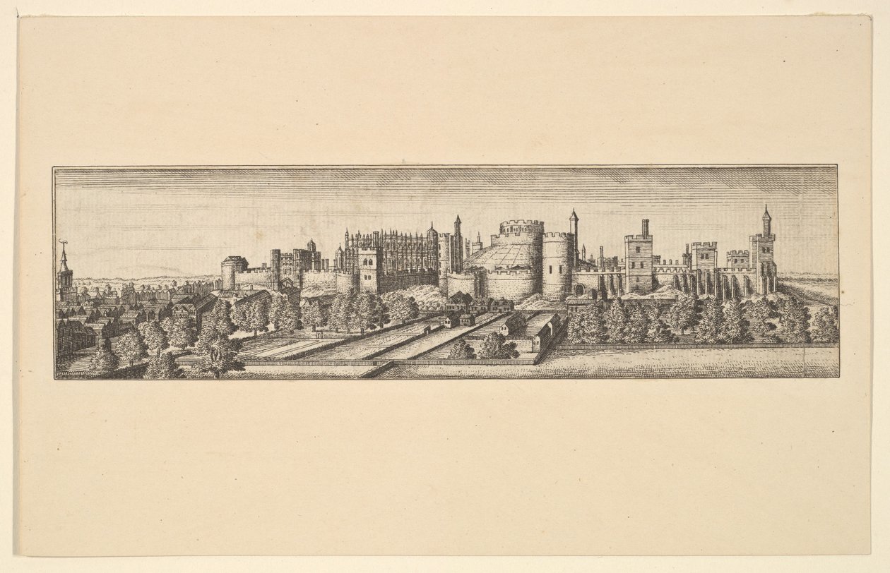 Berkshire, s hradem Windsor, po roce 1666. od Unbekannt