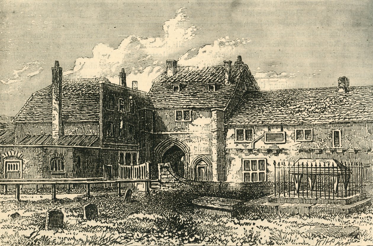 Bermondsey Abbey, 1790, c1878. od Unbekannt