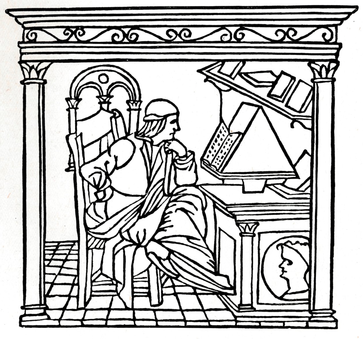 Bernardo Bellincioni 1452-1492, italský básník, 1493, 1917 od Unbekannt