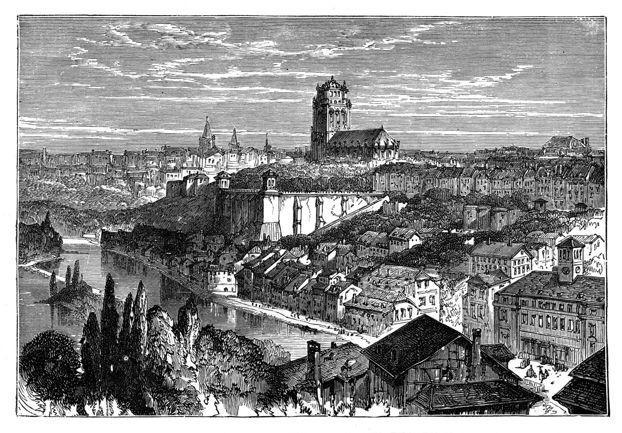 Bern, Švýcarsko, c1890 od Unbekannt