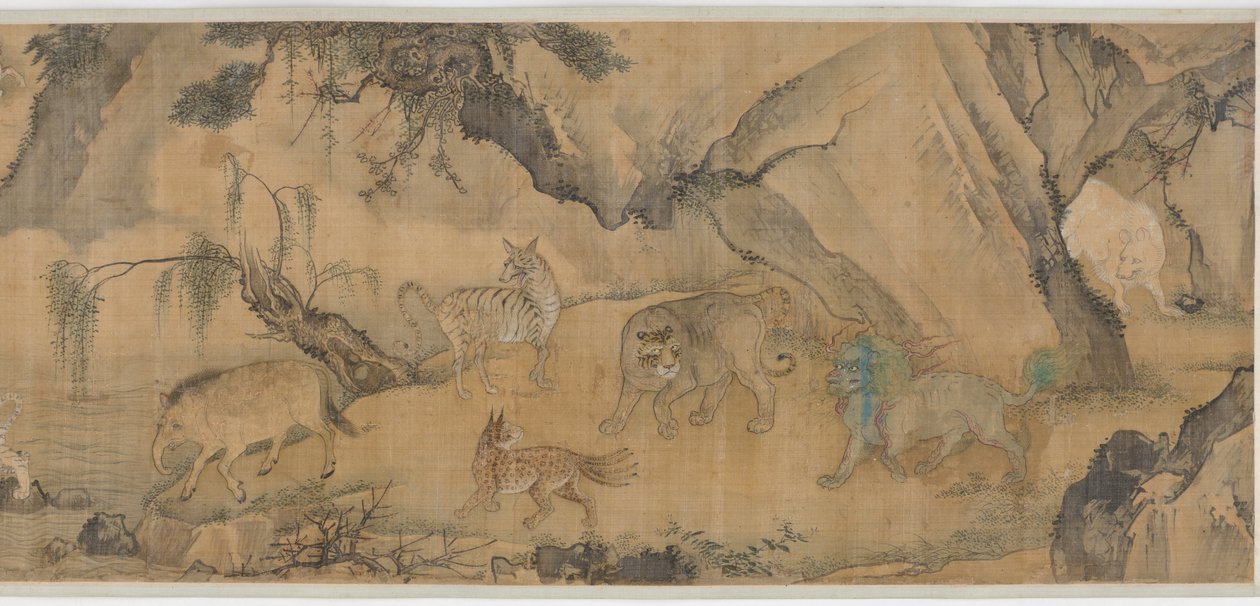 Bestiář skutečných a imaginárních zvířat, dynastie Ming, 1368-1644. od Unbekannt