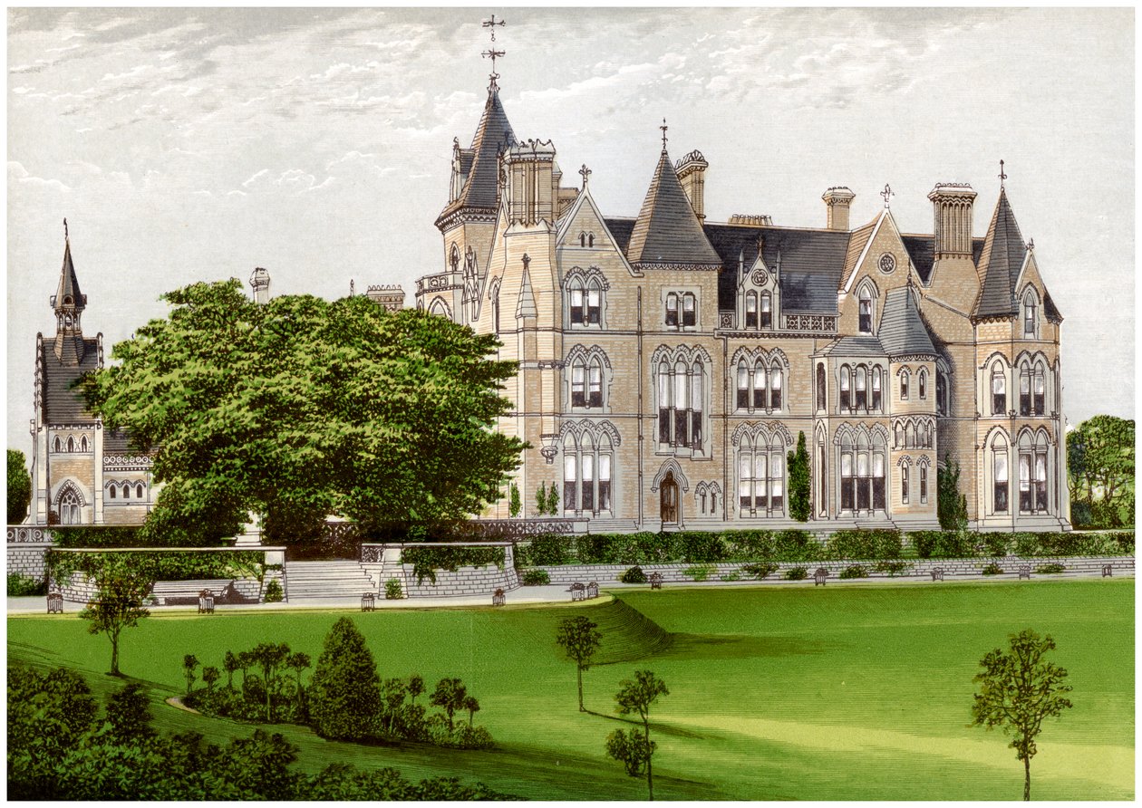 Bestwood Lodge, Nottinghamshire, domov vévody ze St Albans, c1880 od Unbekannt
