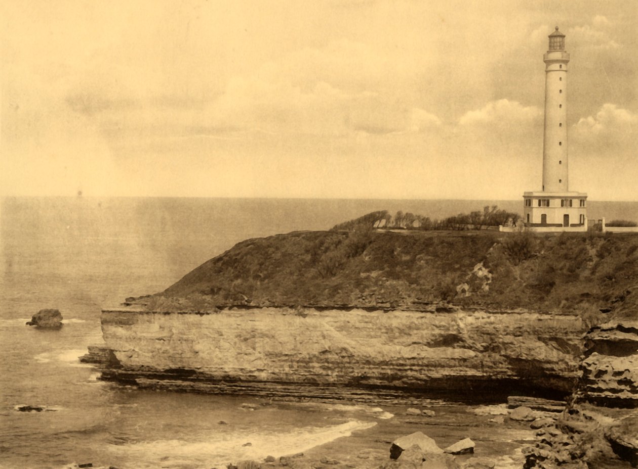 Biarritz - Le Phare, Maják, c1930. od Unbekannt