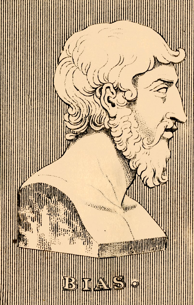 Bias, zemřel 530 př.nl, 1830. od Unbekannt