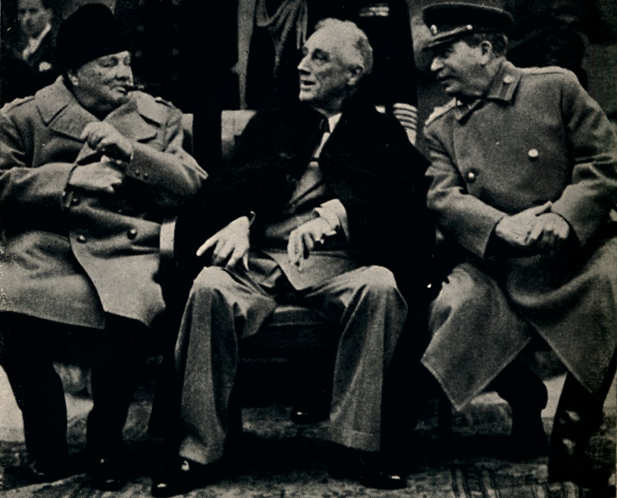 Velká trojka konference na Krymu, únor 1945. od Unbekannt