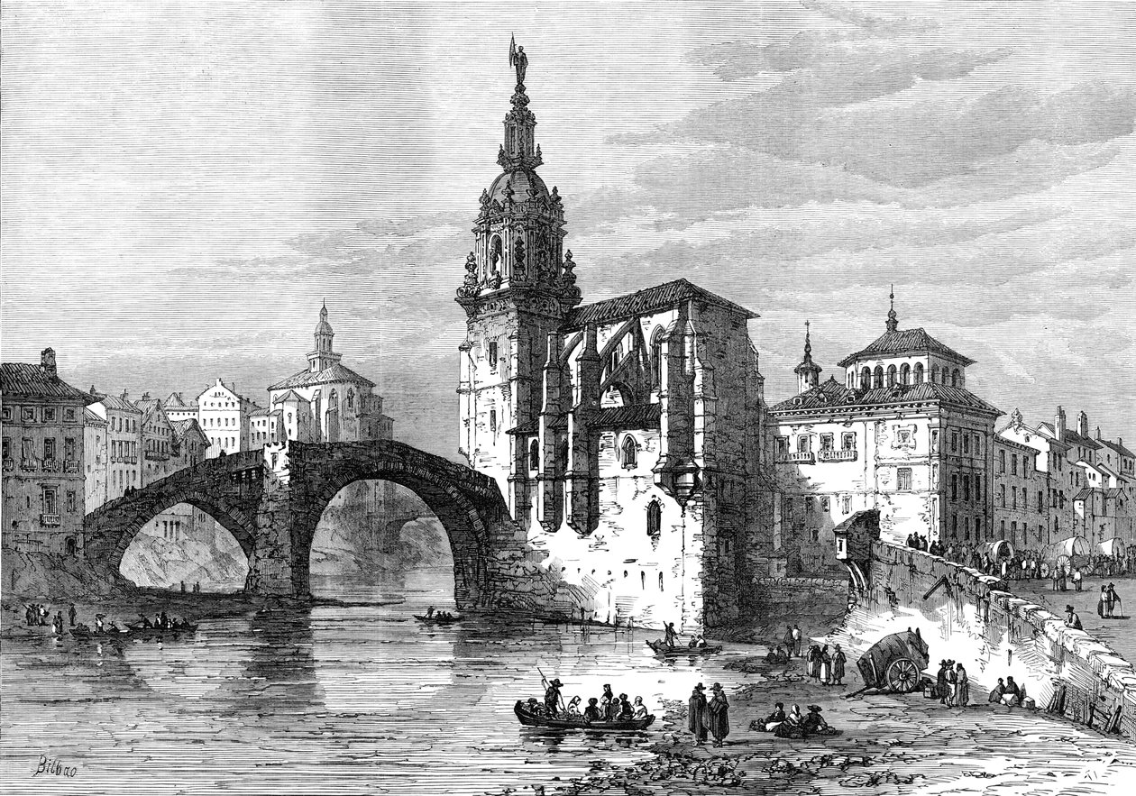 Bilbao, Španělsko, duben 1874 od Unbekannt