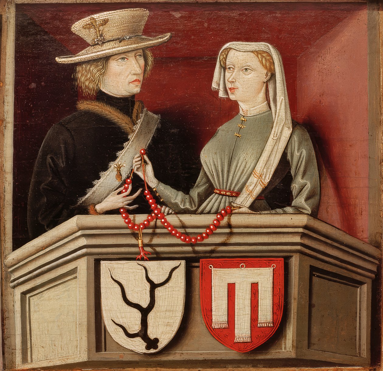 Portrét manželů Wilhelma IV., hraběte Schenk von Schenkens od Unbekannt