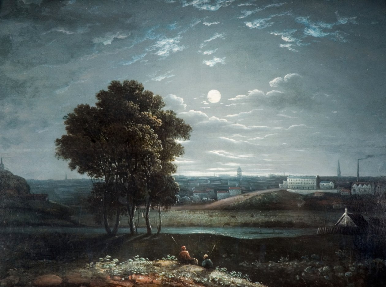 Birmingham za měsíčního svitu, 1800-1850. od Unbekannt