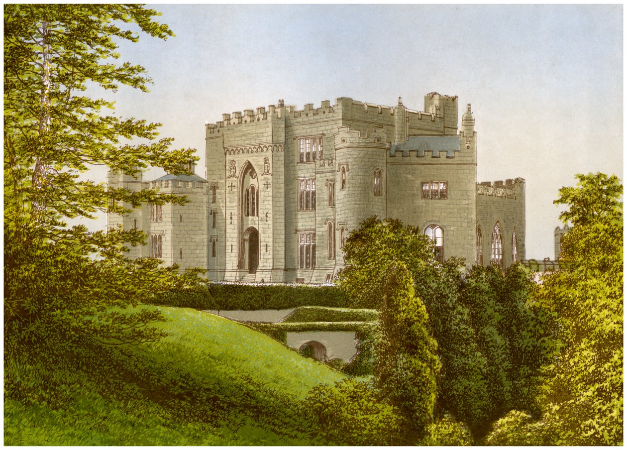 Birr Castle, hrabě Offaly, Irsko, domov hraběte z Rosse, c1880 od Unbekannt
