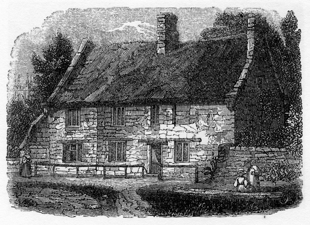 Místo narození reverenda Jamese Herveyho, Hardingston, poblíž Northamptonu, 1840 od Unbekannt