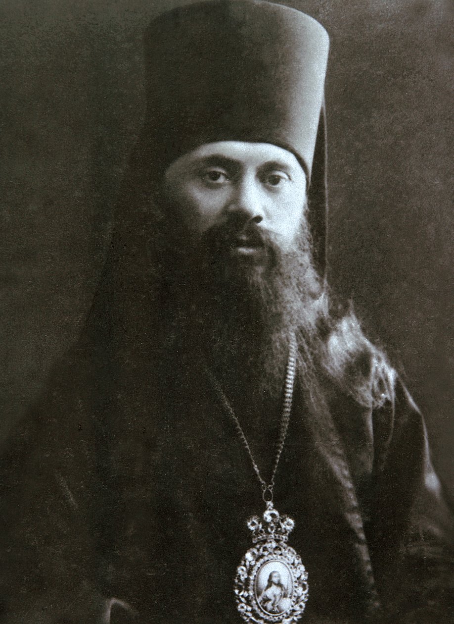 Biskup Anastasy Gribanovsky ze Serpuchova, c1906-c1907 od Unbekannt