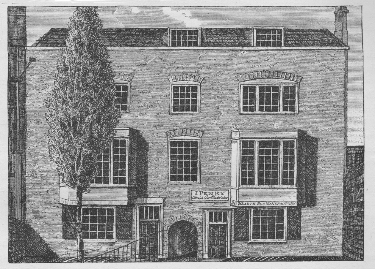 Bishop Burnets House v St Johns Square, Clerkenwell, Londýn, c1900 1911 od Unbekannt