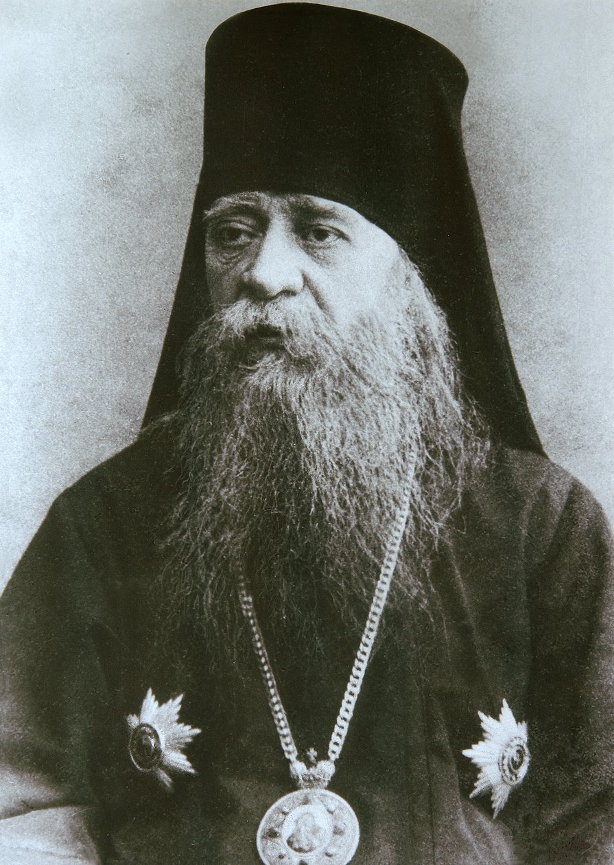 Biskup Nikon Rožděstvensky ze Serpuchova, 1900-1910 od Unbekannt