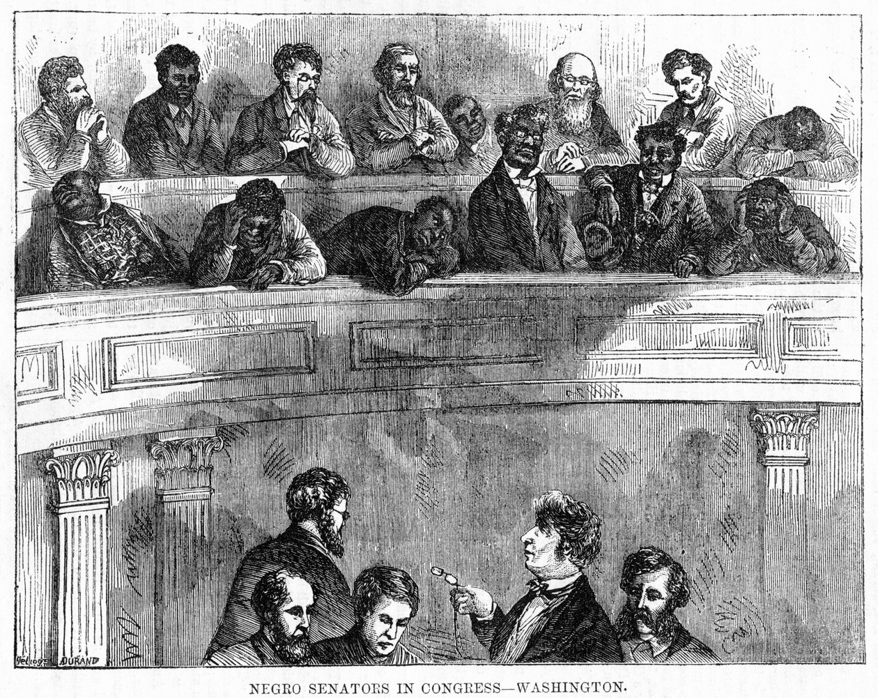 Černí senátoři v Kongresu - Washington, 1868 od Unbekannt