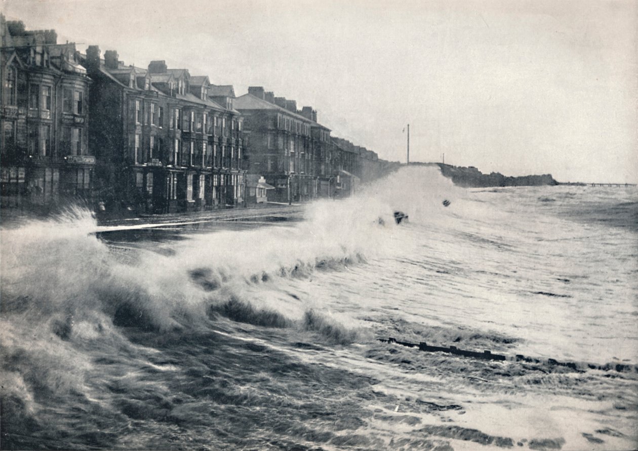 Blackpool – drsný den, 1895 od Unbekannt