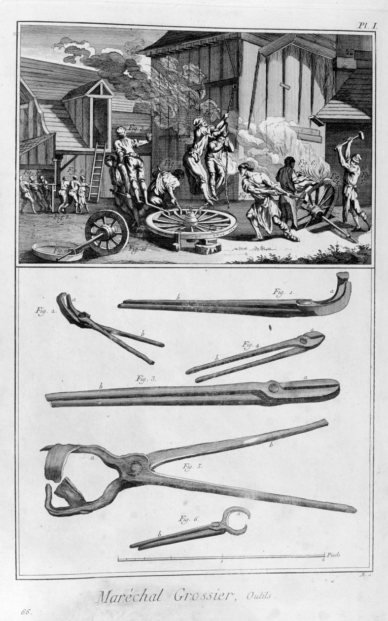 Kovář, 1751-1777 od Unbekannt