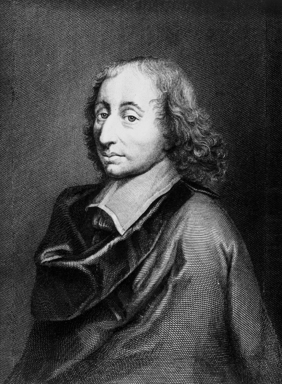 Blaise Pascal, francouzský matematik, fyzik a filozof, c 1650 od Unbekannt