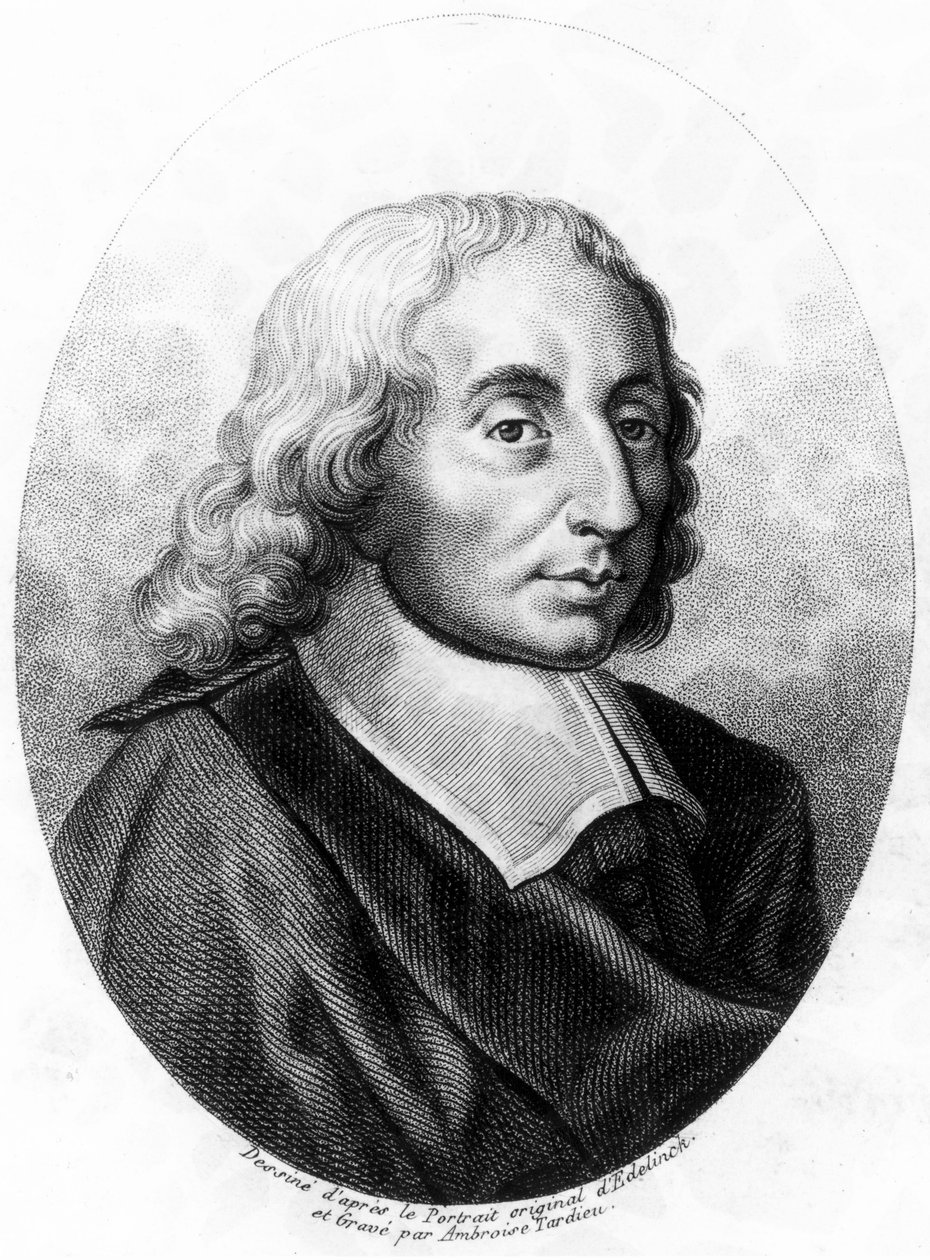 Blaise Pascal, francouzský matematik, fyzik a filozof, c 1660 od Unbekannt