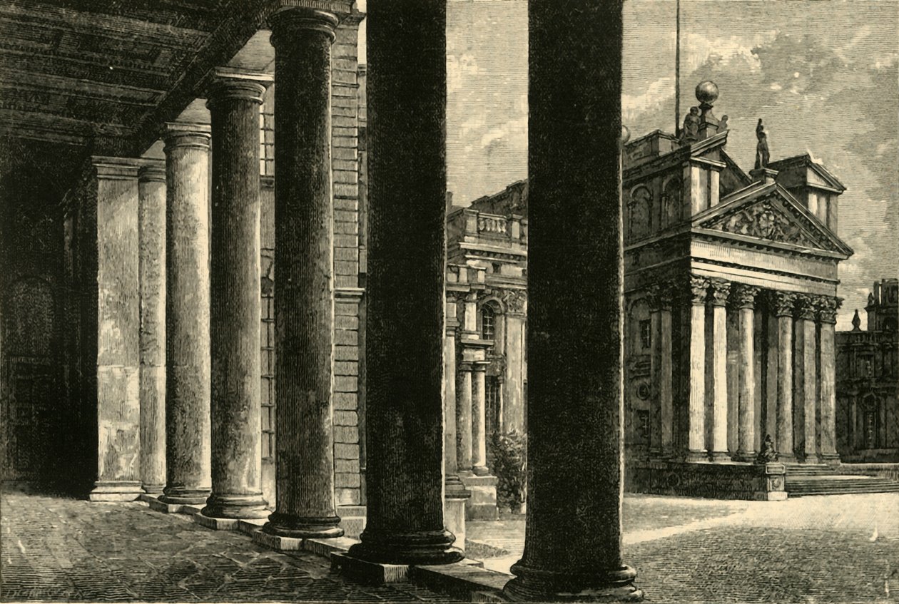 Blenheim. Severní aspekt, 1898. od Unbekannt