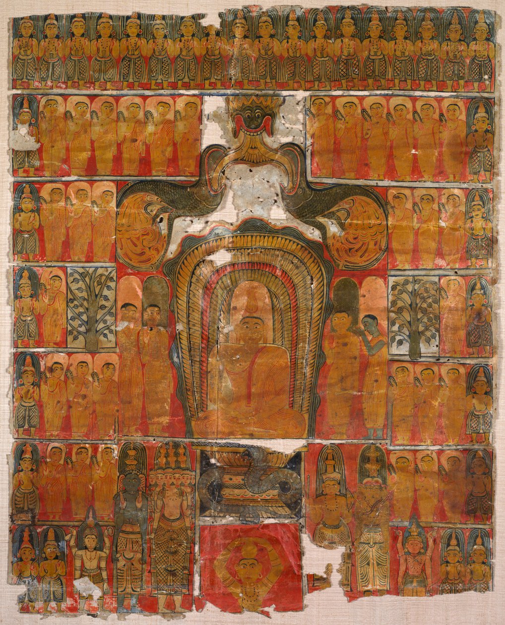 Požehnaný Pán Buddha, 1700. od Unbekannt
