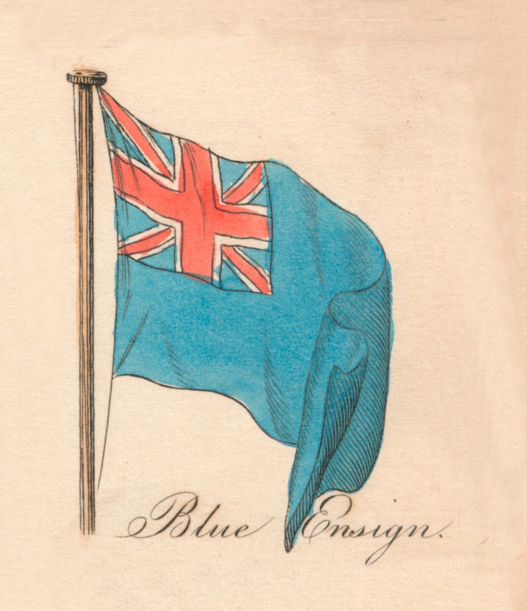 Modrý prapor, 1838 od Unbekannt