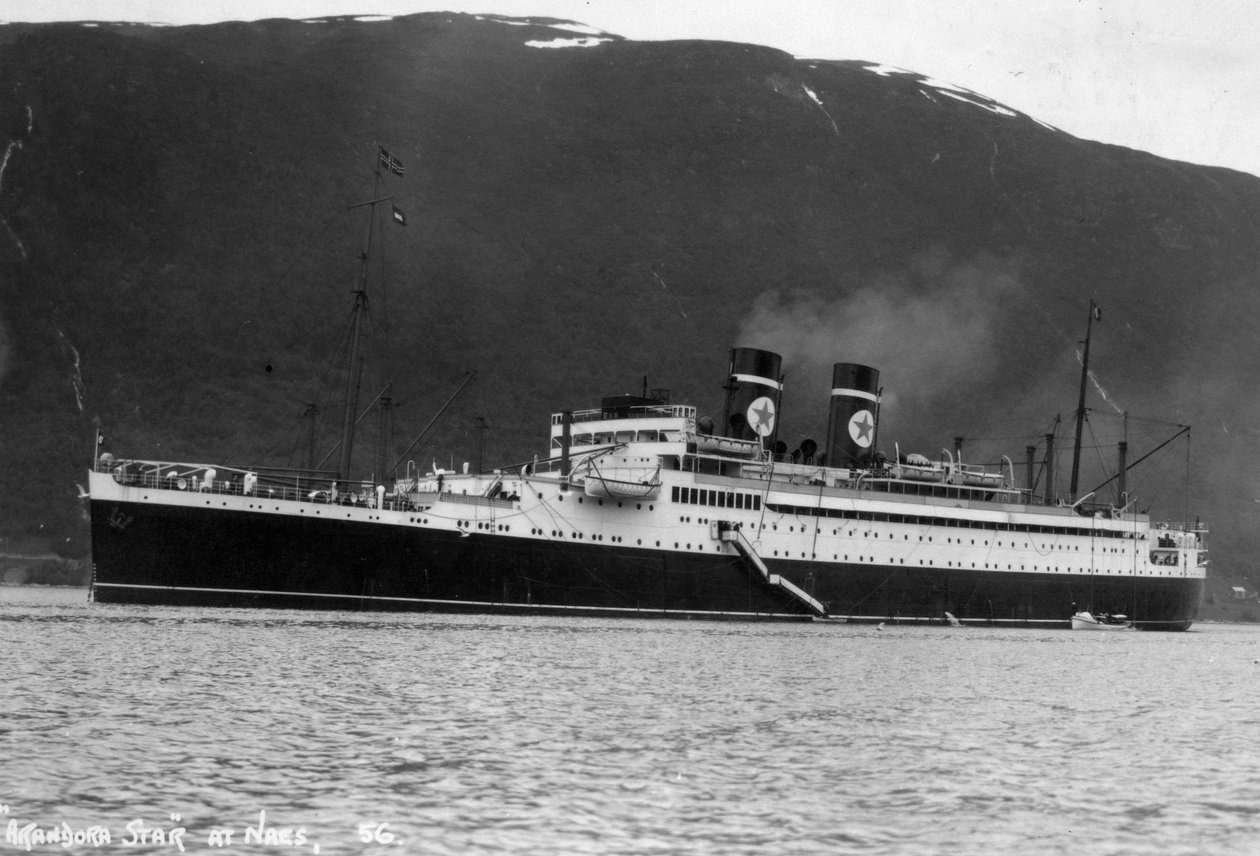 Výletní loď Blue Star Line SS Arandora Star, Norsko, c1927-c1939 od Unbekannt