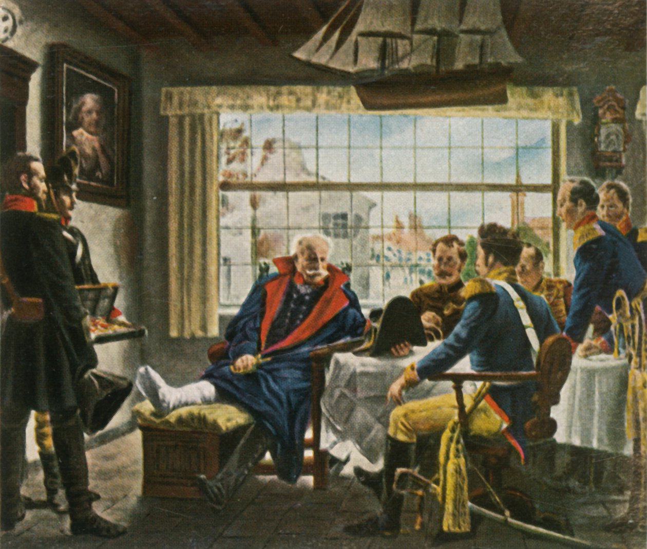 Blücher převzal Napoleonovy medaile a klobouk po...Waterloo, 18. června 1815, 1936. od Unbekannt